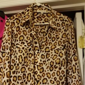 Great shape, Brown Leopard Print Blo